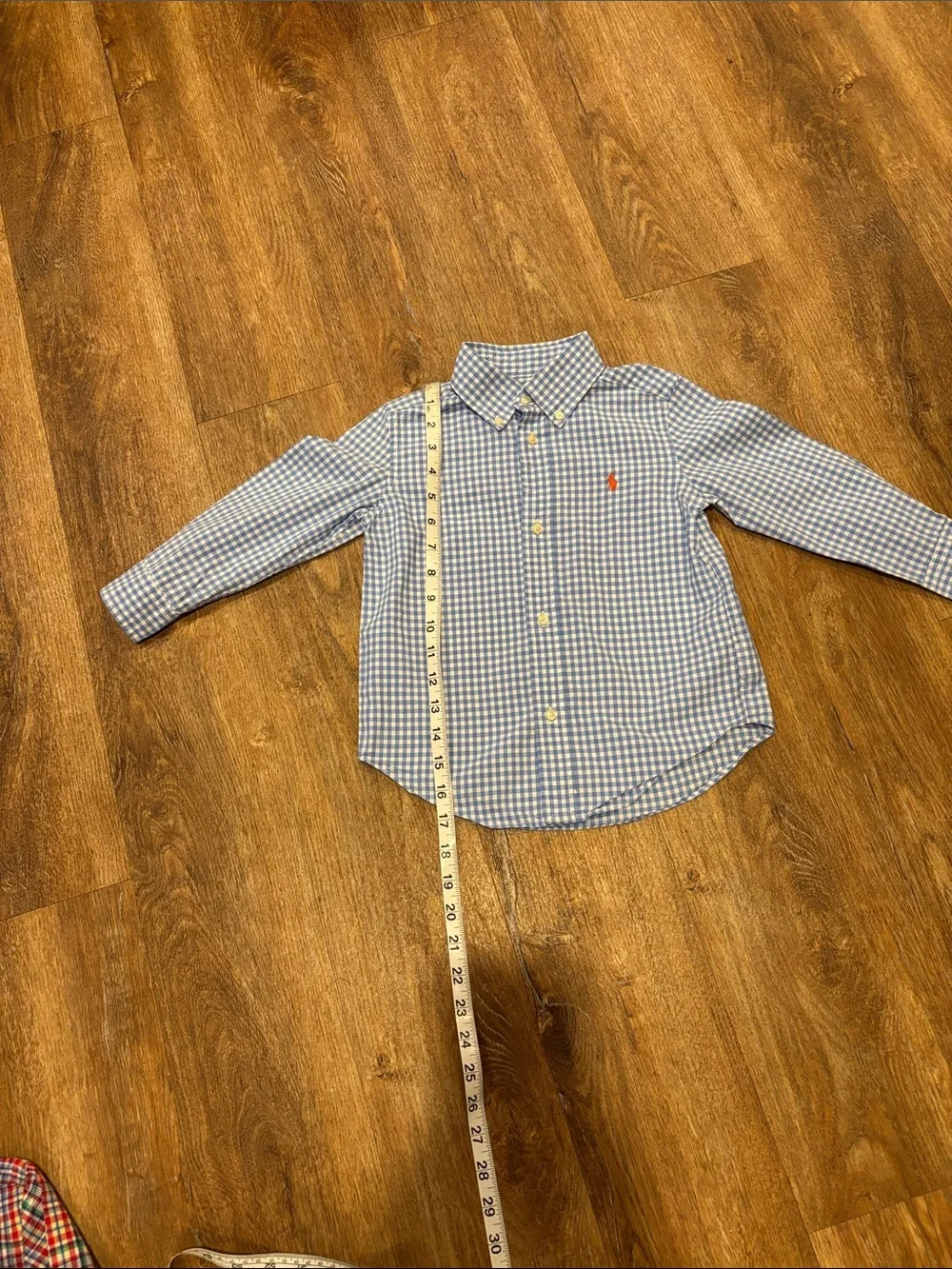 Lot of 4  Ralph Lauren Gingham Plaid Shirts Boys 3/3T  EUC